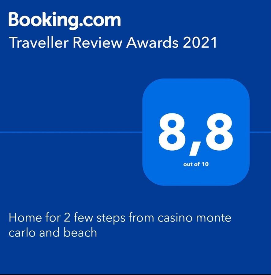 Home For 2 Few Steps From Casino Monte Carlo And Beach Beausoleil Exterior foto